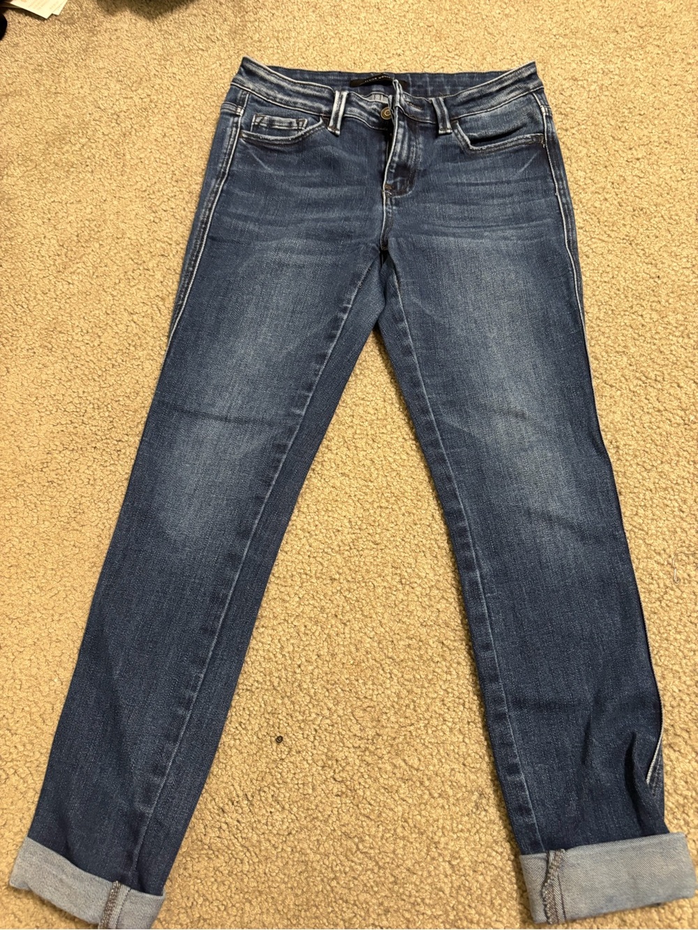 Flying Monkey Women's Dark Blue Boyfriend Jeans